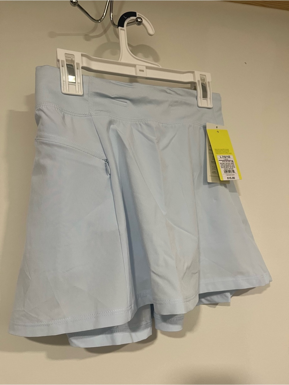 Light Blue girls  Active Skort with Pockets